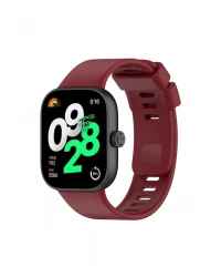 Newface Xiaomi Redmi Watch 4 Klasik Kordon - Bordo