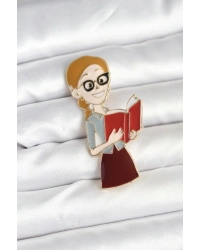 Öğretmen Figürlü Broş