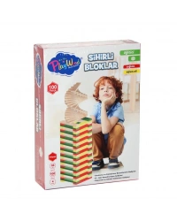 ONY-358	Ahşap 100 Parça Sihirli Bloklar