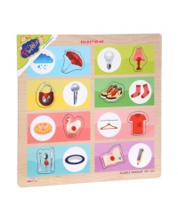 ONY-369-370 Ahşap Tutmalı Eşleştirme İlişkili Nesneler -Onyıl