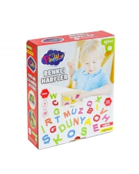 ONY-402 Ahşap Renkli Harfler 33 Parça -Onyıl Oyuncak