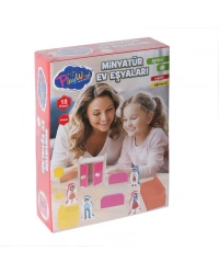 ONY-407 Ahşap Minyatür Ev Eşyaları -Oyuncak