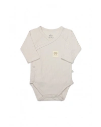 Organic Modal Flying Balloons Kruvaze Uzun Kol Body BS17121 Bej