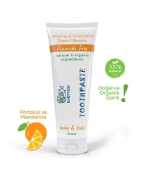 Organik Doğal Portakal & Man a Aromalı Diş Macunu 50 Gr