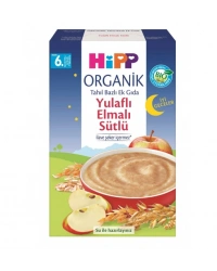 Organik İyi Geceler Sütlü Yulaflı Elmalı Tahıl Bazlı Ek Gıda 250 Gr