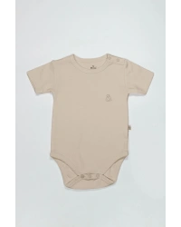 Organik Natural Basic Style Yarım Kol Body BS17103 Bej