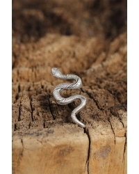 Otantik Yılan Tasarımlı Ayarlamalı Kadın Yüzük