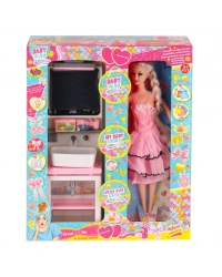 OYD-02390 Bebek ve Aynalı Lavabo Oyun Seti  Oyuncak