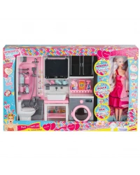 OYD-02393 Bebek ile Banyo Seti Oyun Zamanı -Oydaş Oyuncak