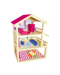 Oyuncak Ahşap Ev Seti