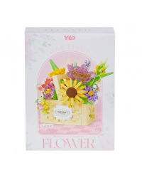 P1294 Panlos Çiçek Buketi 1263 Parça Blok Seti -Vagon life