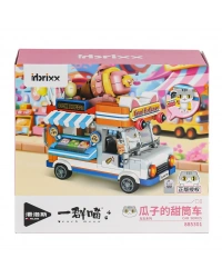 P885301 Panlos Koni Arabası 723 Parça Blok Seti -Vagon life