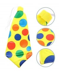 Palyaço Kravatı Lastikli Geniş Kesim 17x37 cm