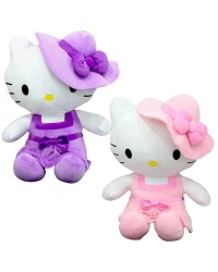 Peluş Hello Kitty Elbiseli Şapkalı 36 cm