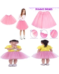 Pembe Renk Tütü Etek Bale Eteği Gösteri Eteği Çocuk Bebek Boy