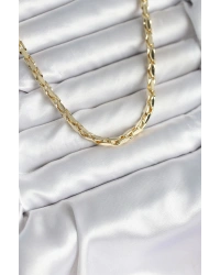 Pirinç Gold Renk 60 cm Zincir Kadın Kolye