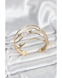 Pirinç Gold Renk Kadın Bileklik