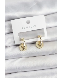 Pirinç Gold Renk Kadın Göçmen Küpe