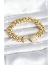Pirinç Gold Renk VIP Exclusive Seri Gurmet Model Kadın Bileklik