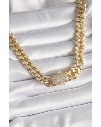 Pirinç Gold Renk VIP Exclusive Seri Gurmet Model Kadın Kolye