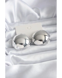 Pirinç Gümüş Renk Kadın Küpe