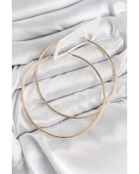 Pirinç Halka Model Gold Renk Kadın Küpe