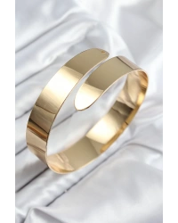 Pirinç Sarmal Model Gold Renk Pazu Bileklik