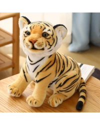 PL50132 25 CM OTURAN KÜÇÜK KAHVERENGİ KAPLAN-HLY