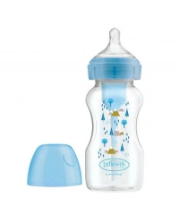 PP Geniş Ağız Options Biberon 270 ml Mavi