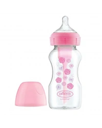 PP Geniş Ağız Options Biberon 270 ml Pembe