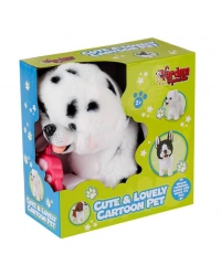 PR66022-25 Yürüyen Tasmalı Peluş Köpek