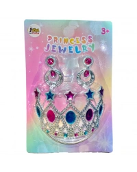 Prenses Tacı ve Küpe Seti