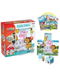 Resimli Küpler 9 Parça  Bebek Aktivite Oyun Seti