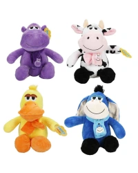 S00004779 PELUŞ EĞLENCELİ HAYVANLAR 25CM -SUN