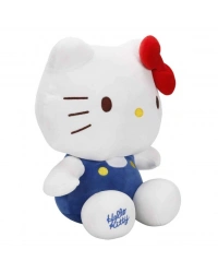 S00006116 PELUŞ H.KITTY S4 MAVİ TULUMLU 35CM