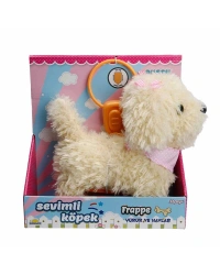 S01002858 YÜRÜYEN SEVİMLİ KÖPEK  SESLİ BEYAZ-SUN