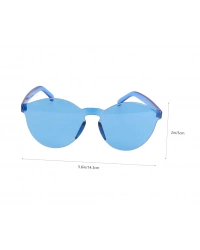 Sert Mika Oval Şekilli Çerçevesiz Gözlük Retro Parti 5x14 cm