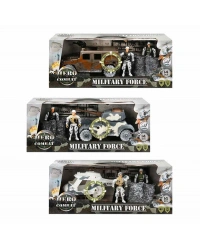 Sesli Ve Işıklı Kar Temalı Askeri Araçlar Oyun Seti