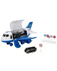 Sesli ve Işıklı Sürtmeli Polis Uçağı