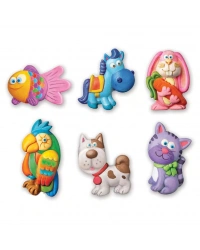 Sevimli Hayvanlar Kalıp ve Boyama Seti