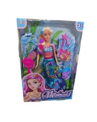 SH40687 KUT.MERMAİD DENİZ KIZI BEBEK 29CM -ZRV