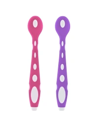  Silikon Mama Kaşığı 563 Pembe Mor