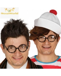 Siyah Çerçeveli Numarasız Camlı Öğrenci Şaka Gözlüğü 1 Adet