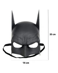 Siyah Renk Çocuk Boy Arkadan Lastikli Maske A Kalite  20x14 cm