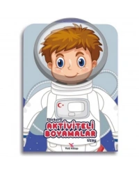 Stickerli Aktivite ve Boyamalar Uzay