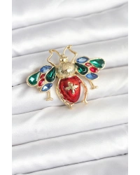 Süslü Arı Model Broş