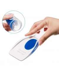 Topuk Silikonu Şeffaf Mavi Erkek