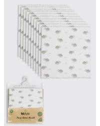 Tortoise 20x20 10Lu Penye Mendil 90163 Ekru