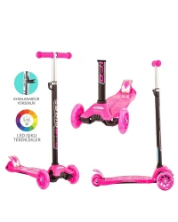 Torutoys Maxi Twist Işıklı Scooter Pembe