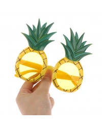 Tropikal Hawaii Ananas Şekilli Parti Gözlüğü 9.5 x 14 cm